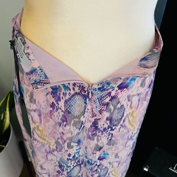 All Saints Rhea Masala Midi Skirt, Mink Pink, Summer Lightweight, Size 2, NWT - Picture 9 of 15